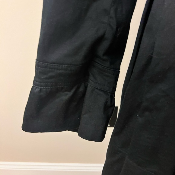 Esprit black mid length trench coat - size M - Picture 4 of 4